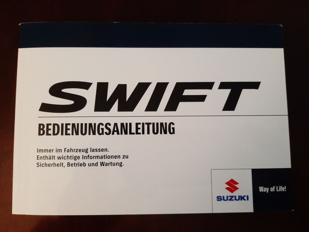 Instrukcja obsługi Suzuki Swift