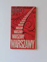 Plan Warszawy 1975 r mapa
