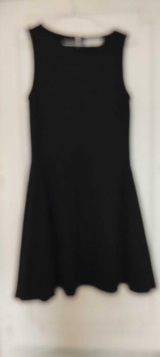 Vestido preto Stradivarius algodão stretch tamanho L
