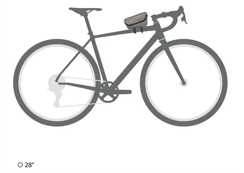 Torba rowerowa na ramę ORTLIEB Fuel Pack 1L F9967 brązowa FV / 062-273