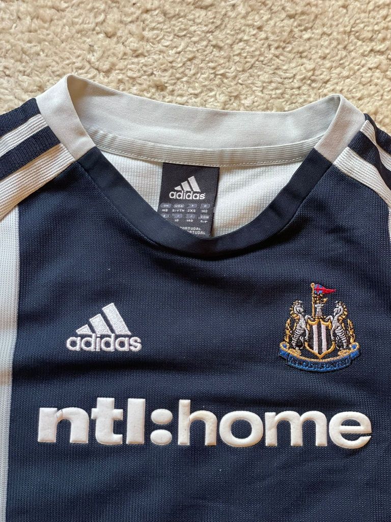 Camisola retro Newcastle Away 2002/03 Tamanho Criança