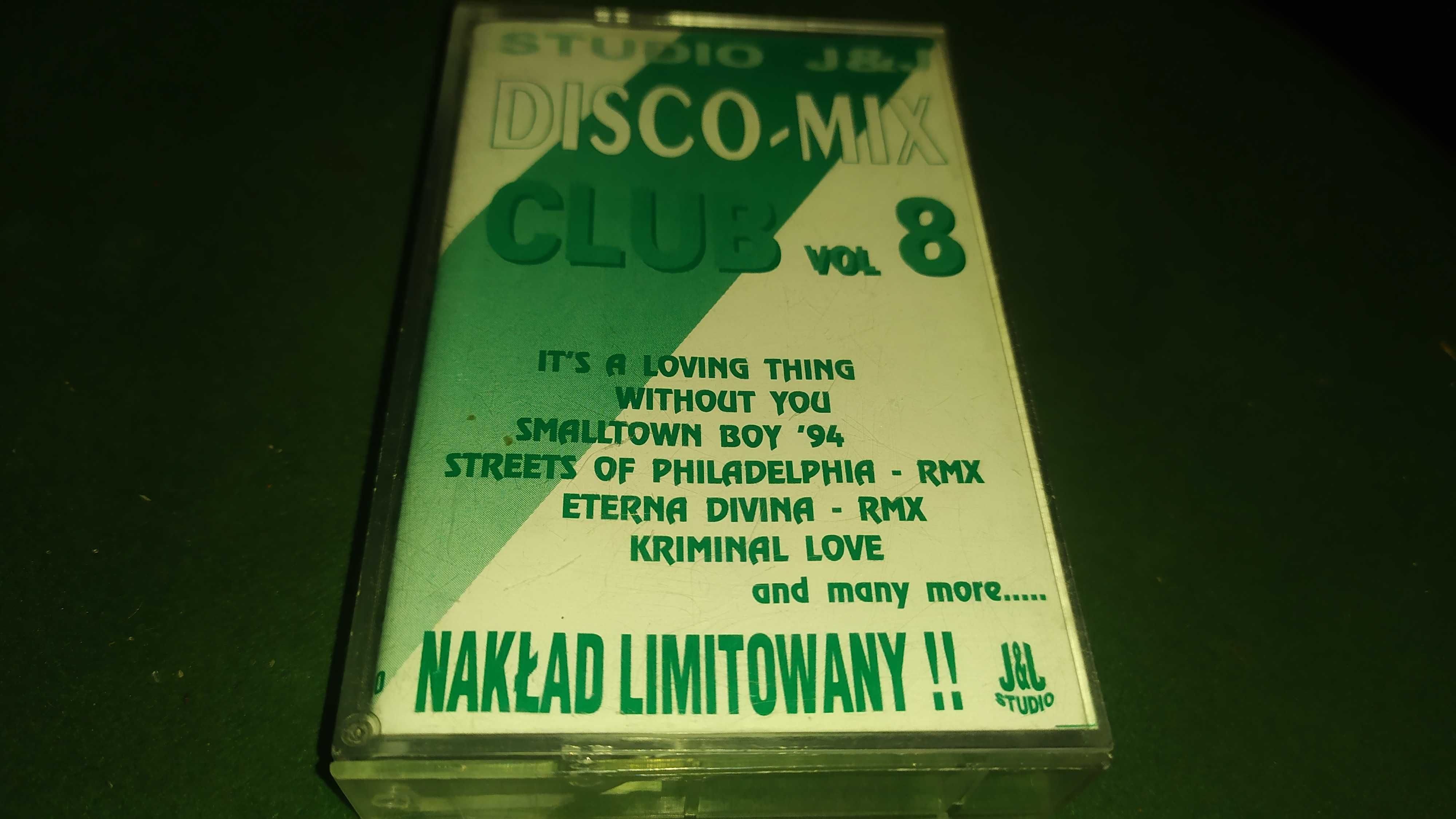 Studio J&J disco mix club vol 8 kaseta