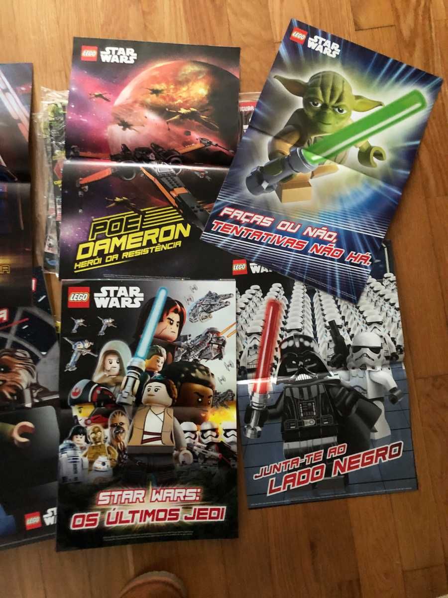 Lote 100 Revistas LEGO® STAR WARS - Sem Minifiguras