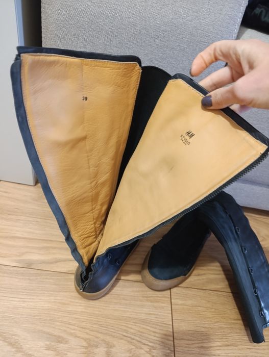 Кожаные сапоги НМ СРОЧНО! !