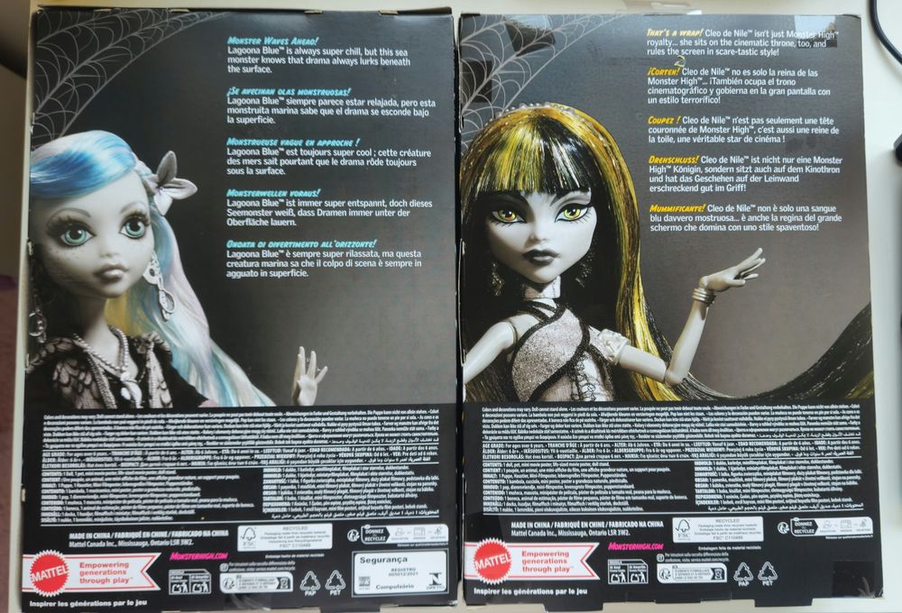 Bonecas Monster High Reel Drama Cleo de Nile e Lagoona Blue