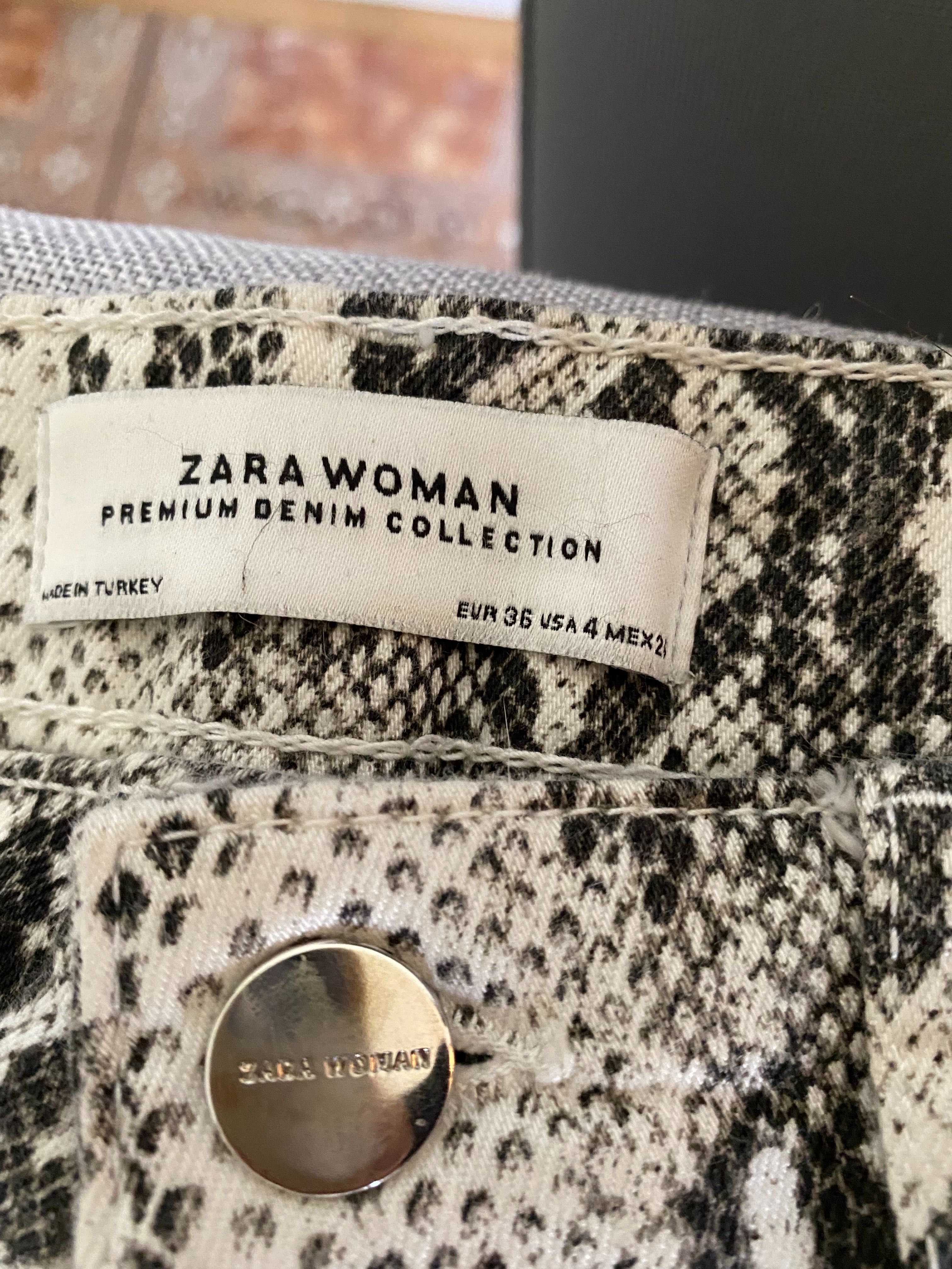 Spodnie wężowe Zara rozm.36