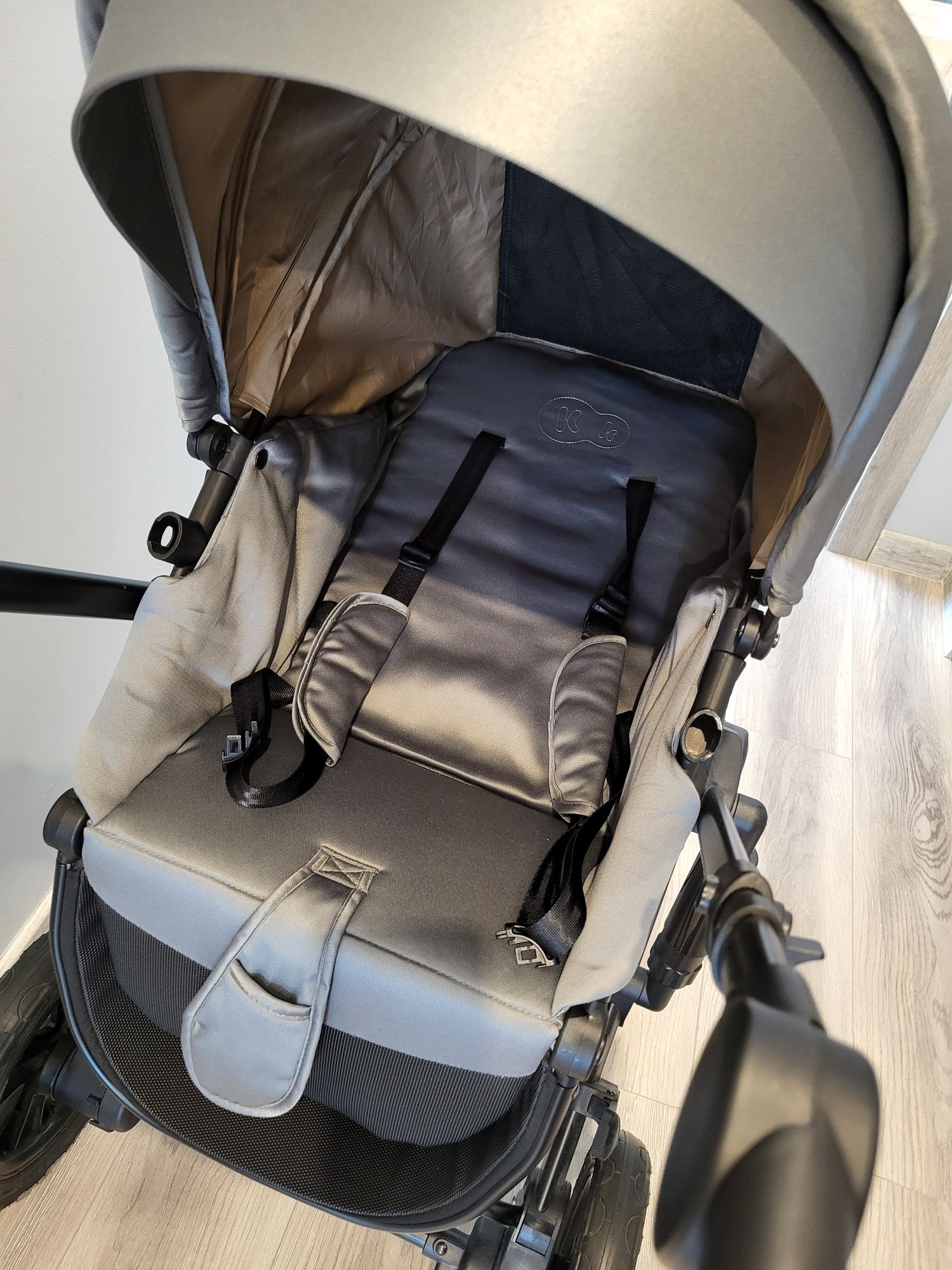 Wózek 3w1 kinderkraft prime 2 grey