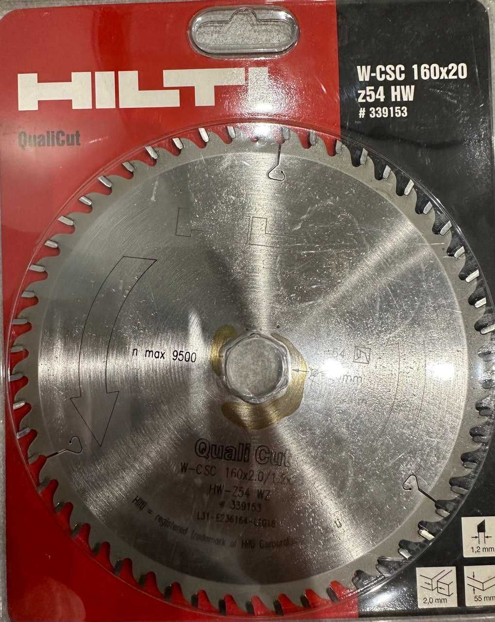 Hilti, Хілті диск для циркулярної пилки (чистовий різ), Хилти диск