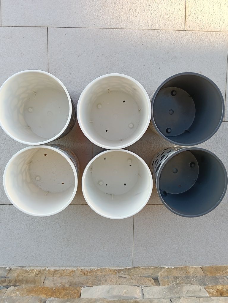 Lote 6x vasos, Lamela, 19cm