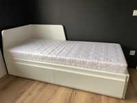 FLEKKE łóżko z 2 szufladami, 2 materace, biały 80/200 x2 160/200
Leż