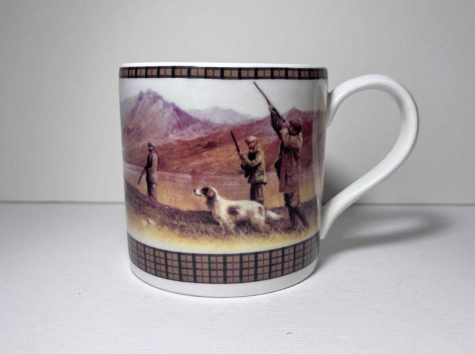 Kubek porcelanowy Wedgwood- "Polowanie" , myślistwo 1996 rok