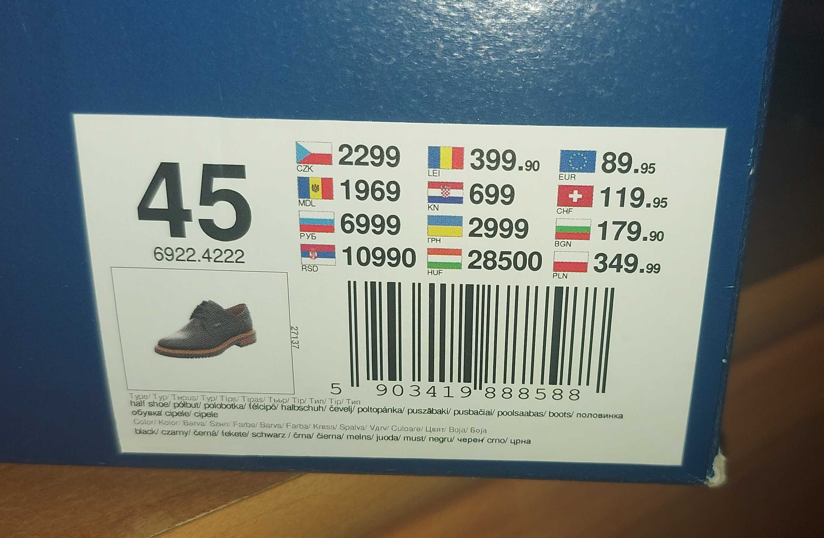 Półbuty FRETZ 45