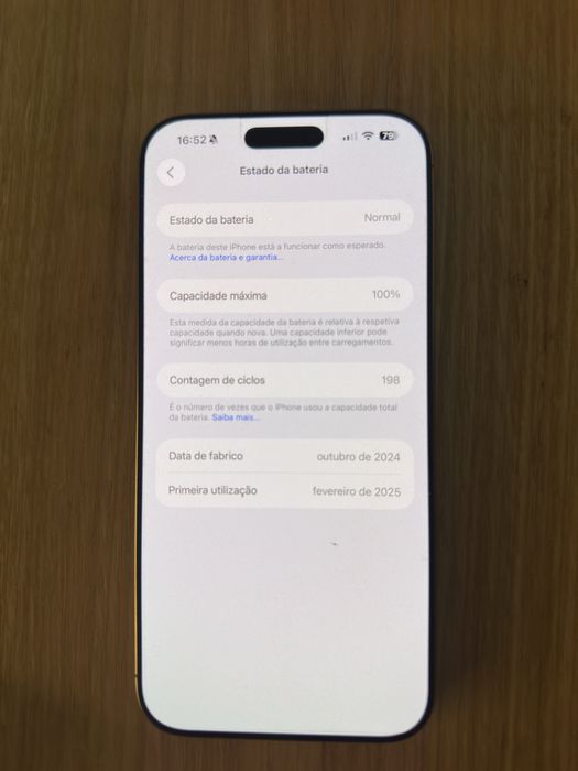iPhone 16 Pro Max 256GB Titanio Deserto - Impecável