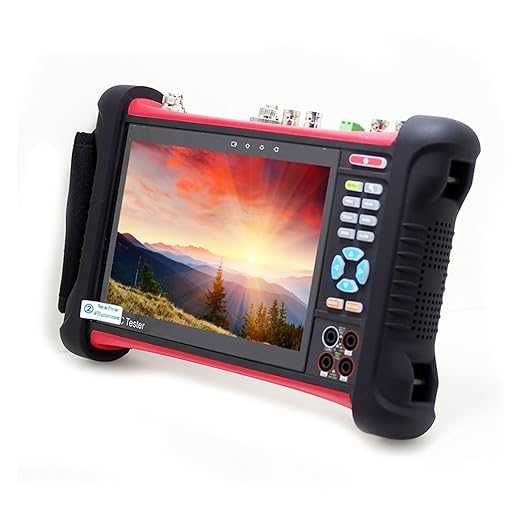 Monitor de teste de CFTV H.265 4K  Tester X7 8MP TVI CVI AHD SDI CVBS