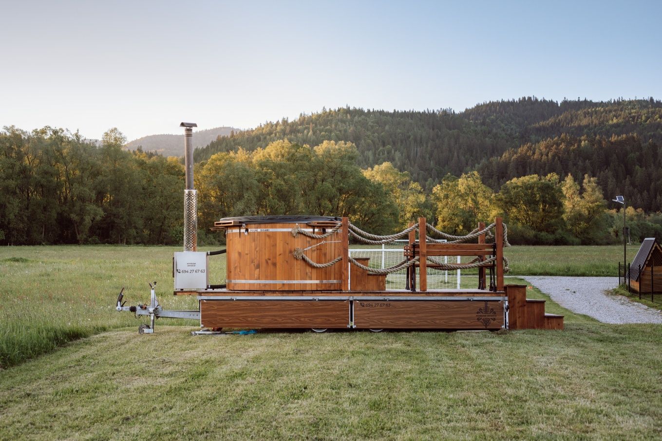 Wynajmę Saunę Jacuzzi Balia Bania Mobilne SPA impreza wieczór kawalers