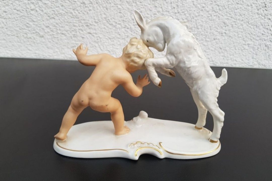 Schaubach Kunst figurka porcelanowa Vintage
