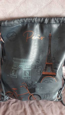 Plecak worek motyw Paryż nowy
