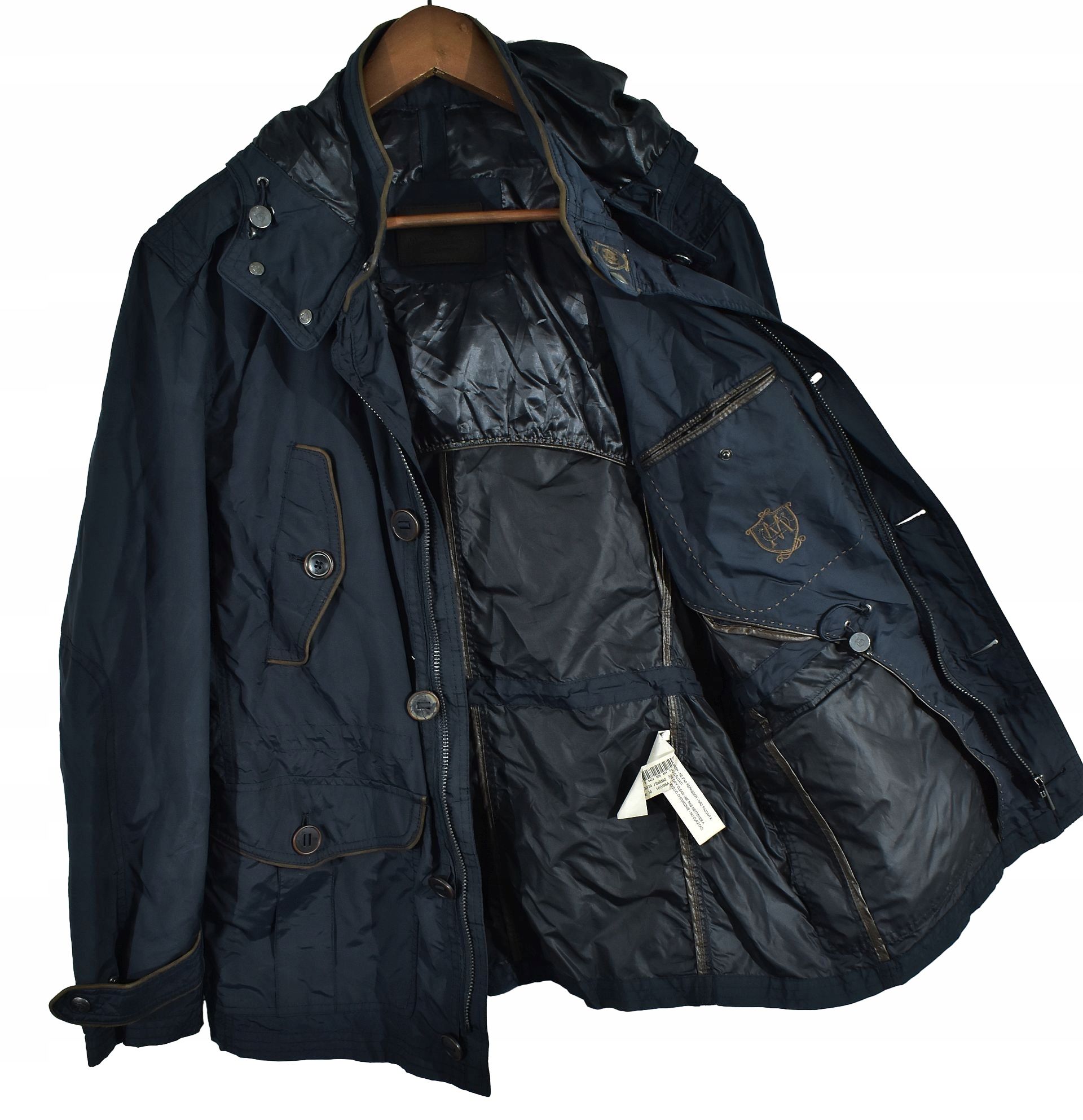 Massimo Dutti Lekka Kurtka Męska Z Kapturem M