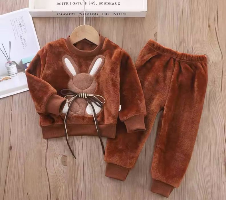 Зимовий костюм дитячий 3 роки 92-98 плюшевий теплий набір кофта штани