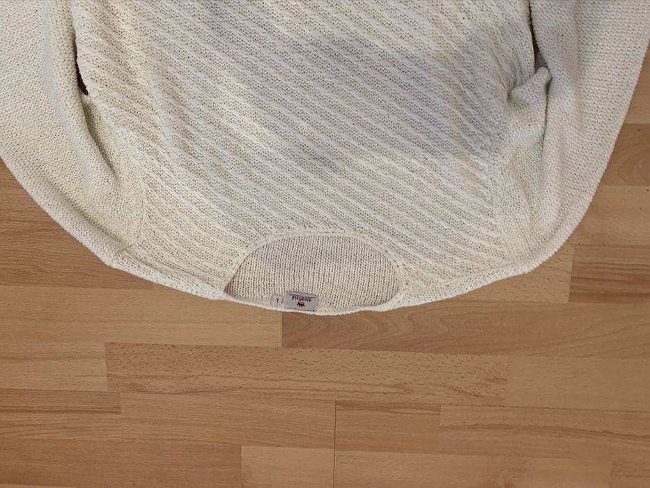 Sweter sweterek biały jasny 40 L jak NOWY