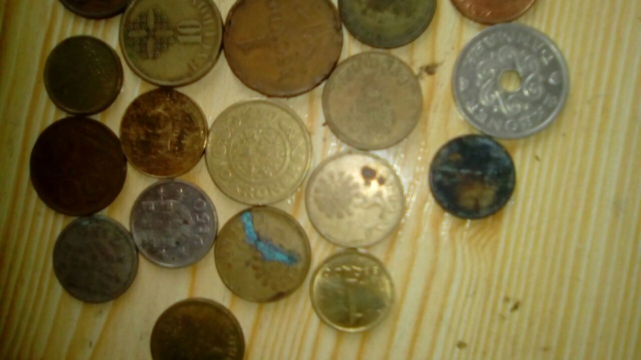 Colecao varias moedas antigas