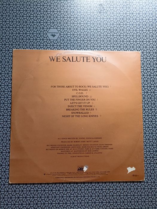 For those about to rock, AC/DC