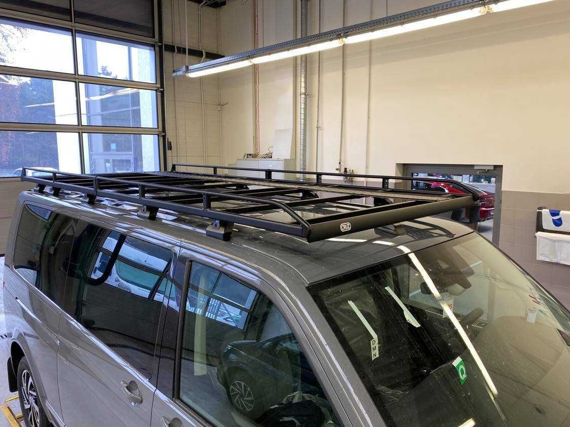 Platforma bagażnik dachowy VW Caddy V krótki 2020->