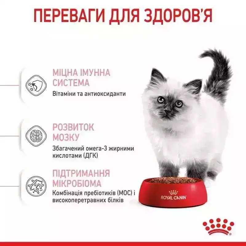 Royal Canine Kitten Сухий корм для кошенят віком 4-12 міс. Акція 8+2!