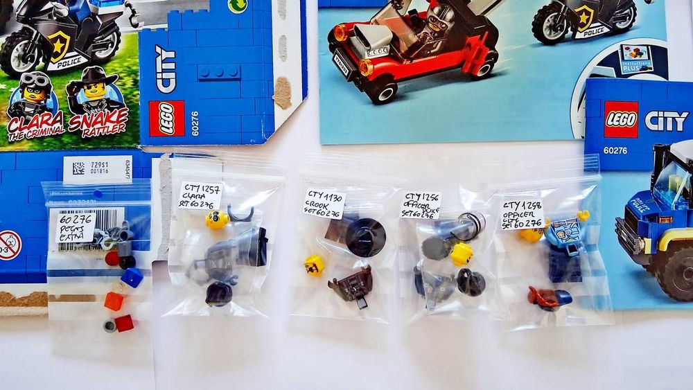 Lego City 60276 Police Prisoner Transport em peças novas semi montado