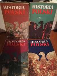 Historia Polski 4 tomy - sztuki Gierowski Wyrozumski Buszko