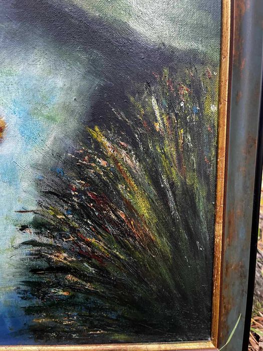 Jesienne pejzaże – akryl na płótnie, 50×70 cm