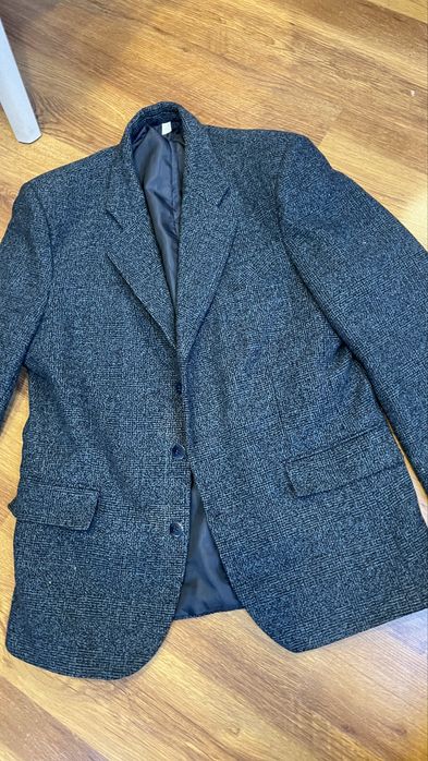 Ciepła ale lekka marynarka damska 40 Krój luźny typu męskiego