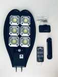 Lampa ogrodowa uliczna solarna 450 W pilot czujnik ruchu oświetlenie