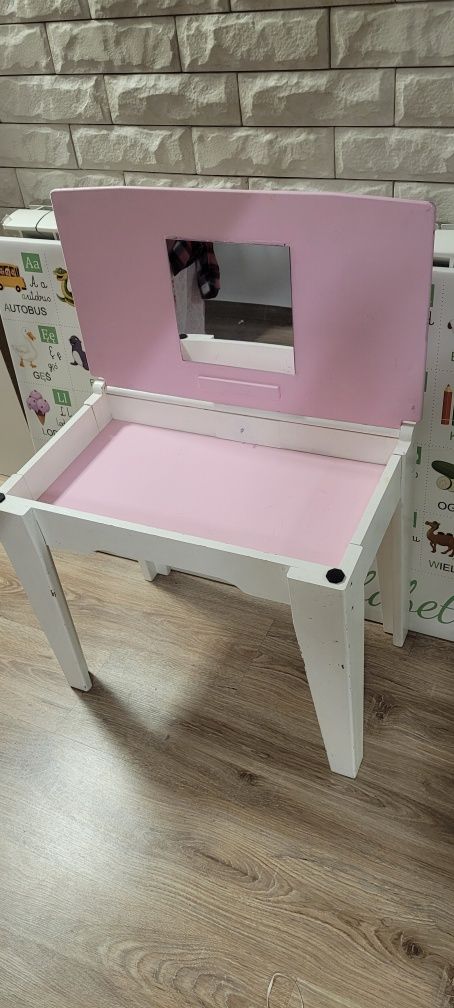 Toaletka biurko dla dziewczynki stolik dla dziecka smiki