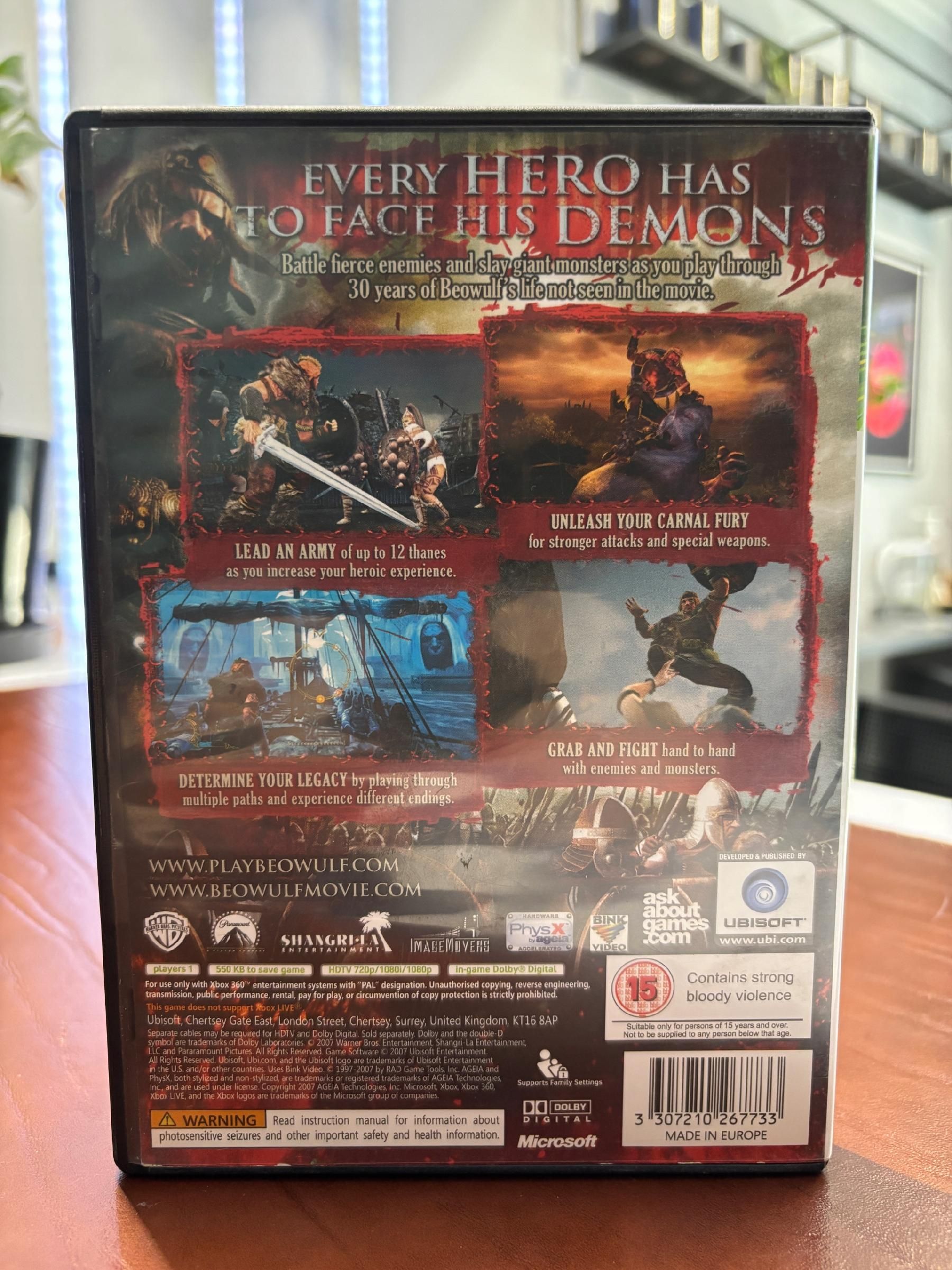 Xbox 360 Beowulf The Game