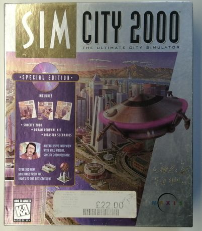 "SIM CITY 2000" gra PC Special Edition BIG BOX Ang.