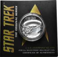 Kolekcjonerska moneta Star Trek - Enterprise - Australia 2016