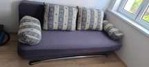 Sofa rozkładana szara