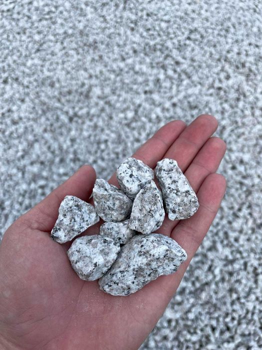 GRYS GRANITOWY DALMATYŃCZYK 8-16, 16-22 Kamień Ogrodowy Ozdobny Żwir