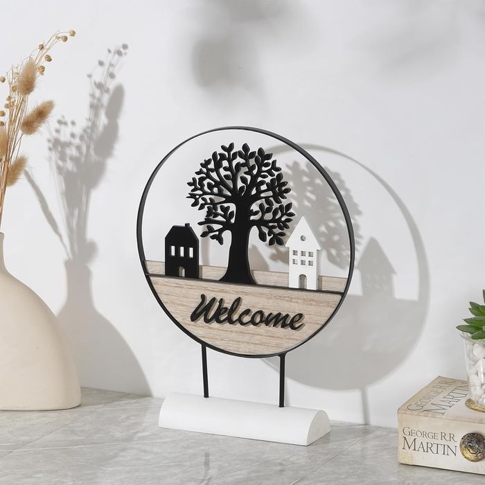 Dekoracja z napisem welcome