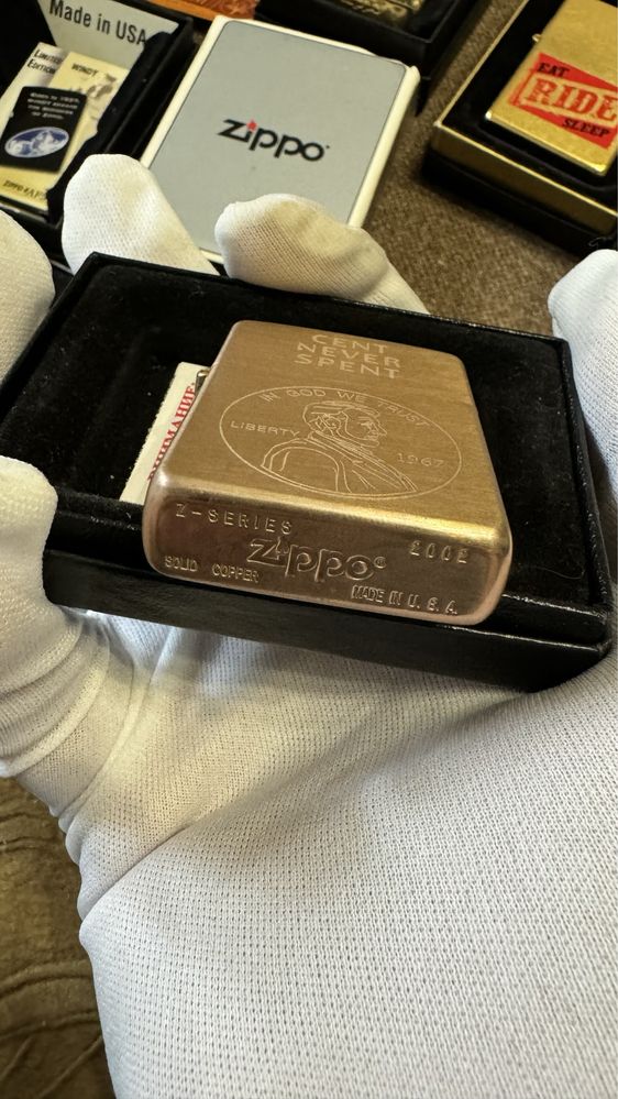 Запальнички Zippo. Copper cent never spent, z-series, Replica 1932