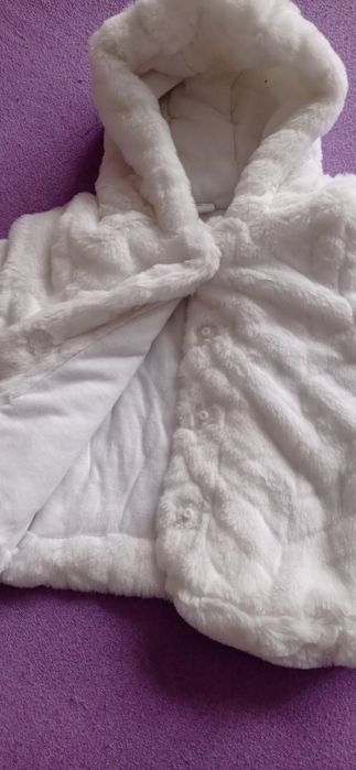 Демесизонная шубка на девочку 3-6 месяца.