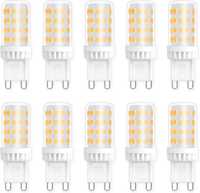 10x Żarówki LED G9 ciepła biel 5W 2700 K, AC 220-240 V, 400 lm
