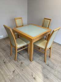Stół rozkladany plus  4 krzesła