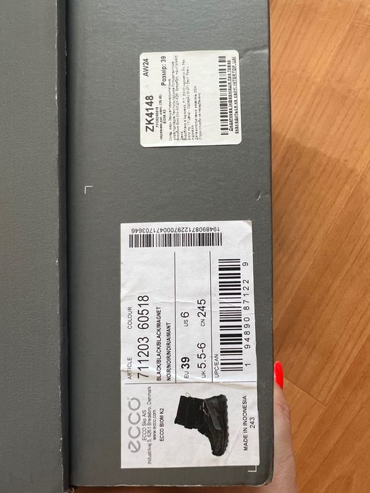 Зимові ботинки Ecco Biom K2 оригінал