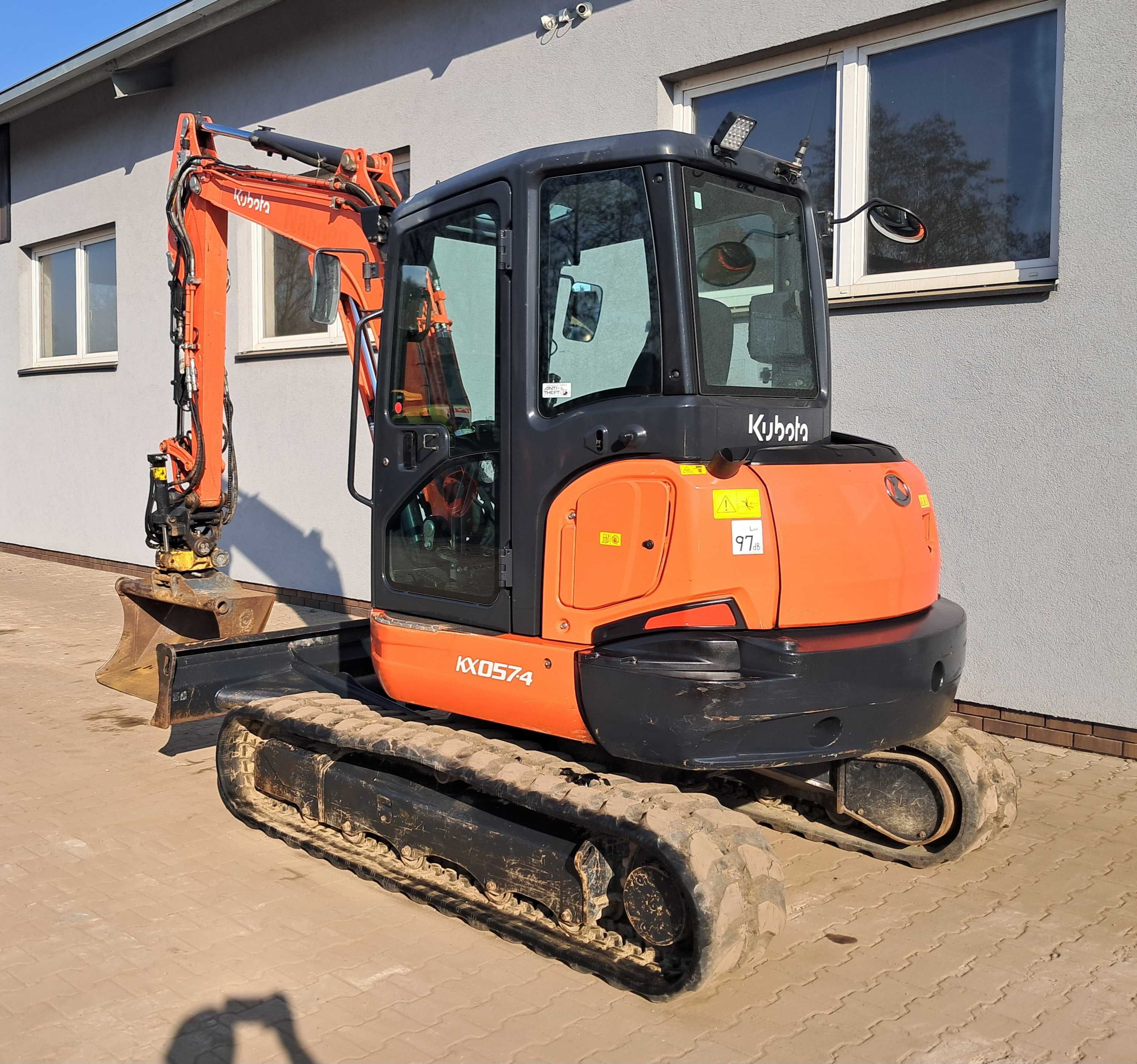 KUBOTA KX057 -4 Rototilt ENGCON 1748h 2019r Oryginał Koparka 5,5t
