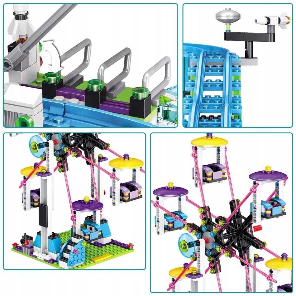 Nowe Klocki - 1124el KOLEJKA W HEARTLAKE Friends komp. z LEGO 41130