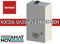 Komfort ciepła z kotłem gazowym TERMET SILVER PRO 25 kW 1F montaż piec