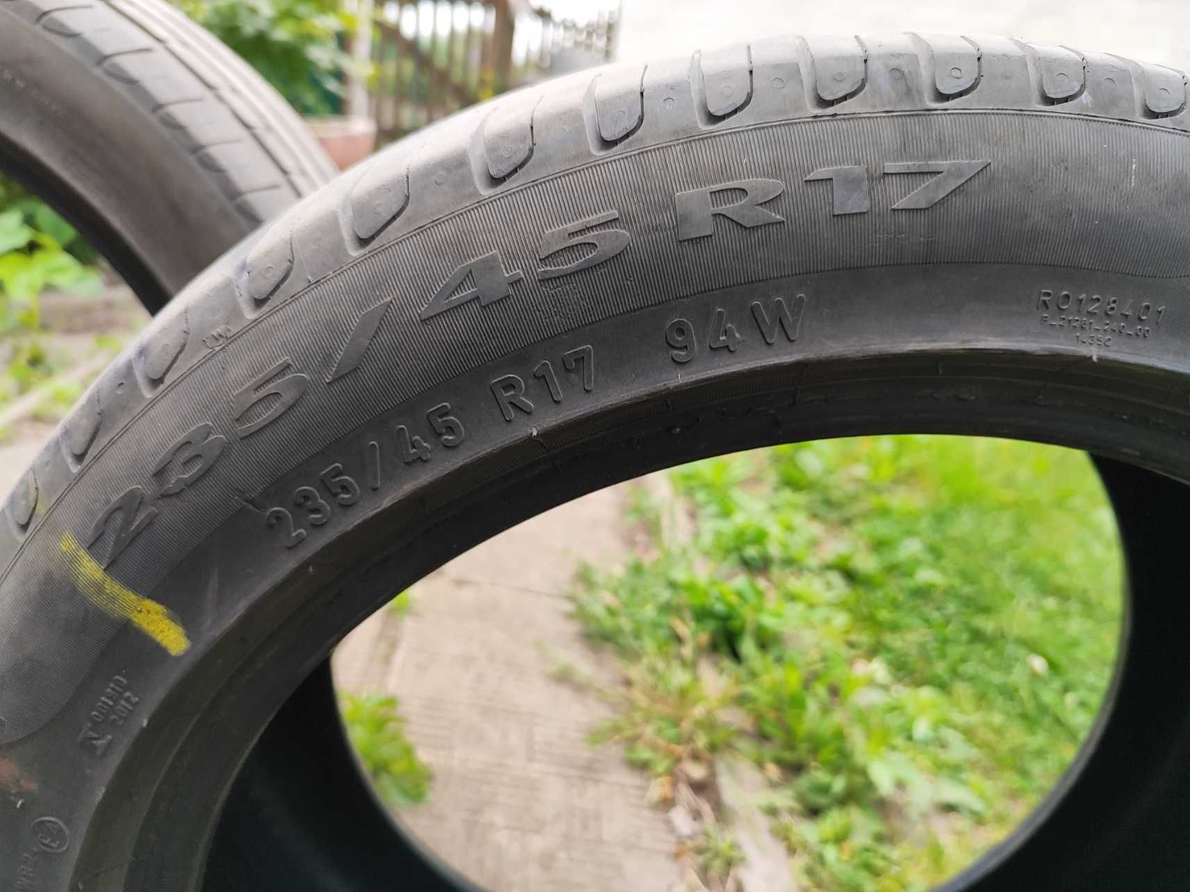 Літні шини Pirelli Cinturato P7 235/45 R17