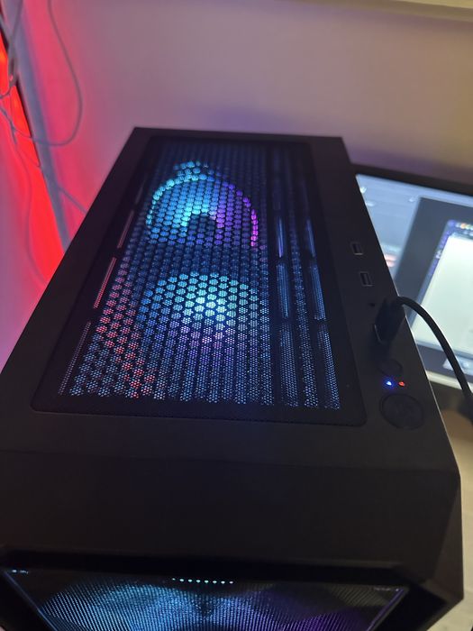 Komputer gamingowy Ryzen 5 5500 + RX 6600 + monitor 180 Hz